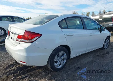 2014 Honda Civic Lx z USA, uszkodzony, nr VIN 19XFB2F55EE237326